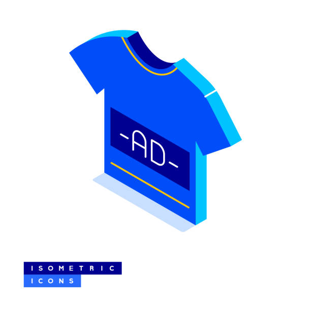 istock Custom Shirt Advertising Icon Concept and Three Dimensional Design. Advertising, Advertisement, Promotion, E-Commerce, Marketing, Slogan. 1448375974