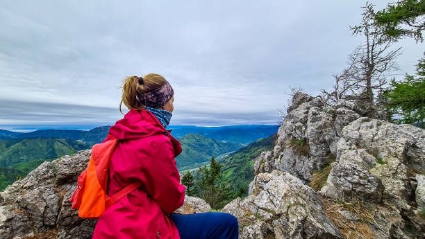 istock Mixnitz - View from mount Roethelstein in Styria, Austria. Bushland and Hills 1448377372