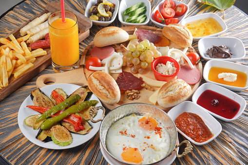 Turkish spread breakfast