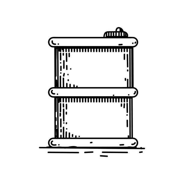 illustrations, cliparts, dessins animés et icônes de icône ligne de combustibles fossiles, esquisse, pixel parfait, trait modifiable. pompe à carburant, essence, station-service, réservoir de stockage de carburant, baril d’huile, pompe à pétrole, pipeline, raffinerie, centrale électrique, pétrolier. - fuel storage tank oil fossil fuel fuel and power generation