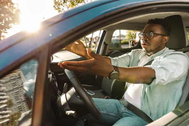 istock Traffic congestion creates angry drivers 1448382646