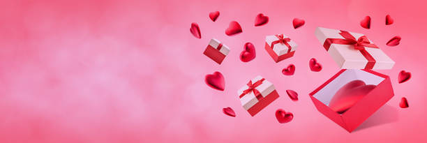 istock Valentine's day pink or red holiday background 1448384970