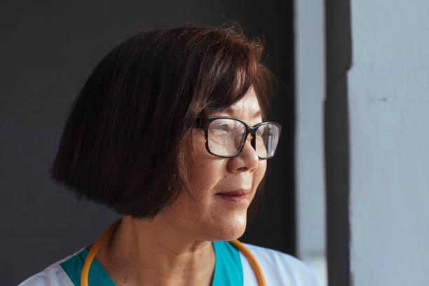 istock Close-up of a female doctor 1448386830