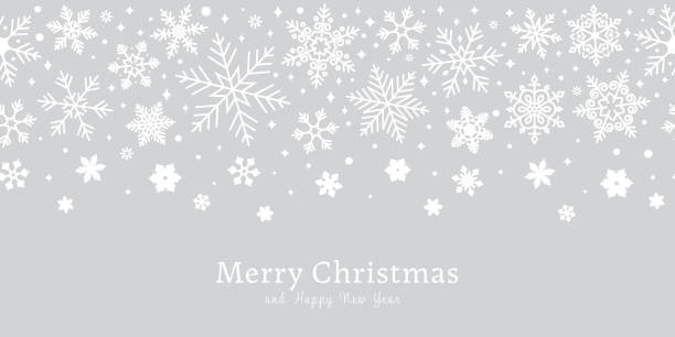 冬のスノーフレークの背景 - vector snowflake christmas decoration winter点のイラスト素材／クリップアート素材／マンガ素材／アイコン素材