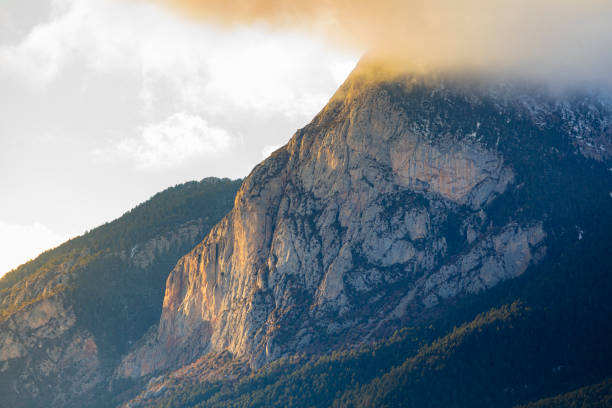 Pedraforca mountain during sunset