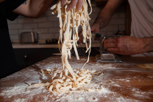 istock preparing homemade pasta in the kitchen at home 1448390091