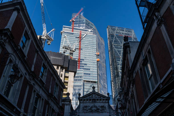 London, United Kingdom - 16 May 2025: The elegant victorian charm of the Leadenhall Market commercial space under glass