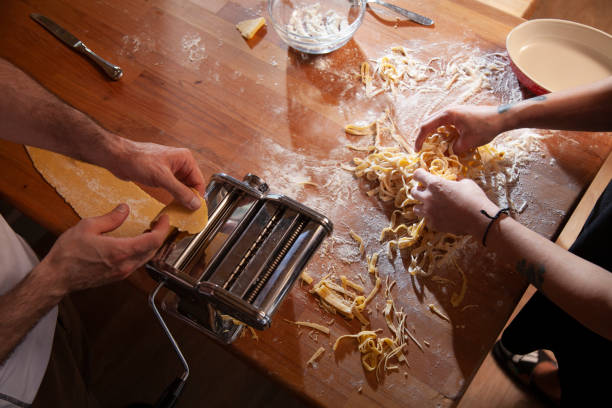 istock preparing homemade pasta in the kitchen at home 1448395873