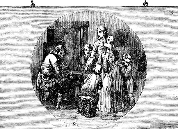 istock Christian's Family in Pilgrim's Progress, 17th Century British Literature 1448398177