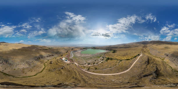 Nigde Aerial View 360 degree aerial view of Nigde region niğde city stock pictures, royalty-free photos & images