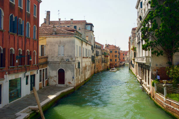 Venice, Italy Waterway stock photo
