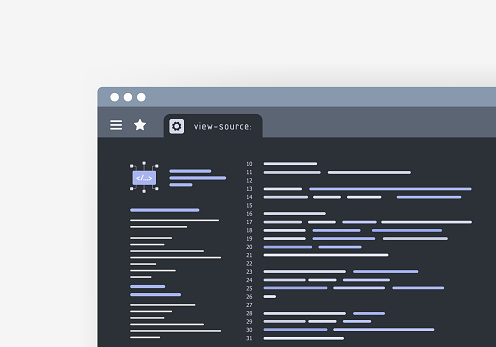 View Source Code Using View Page Source In Internet Browser Html And ...