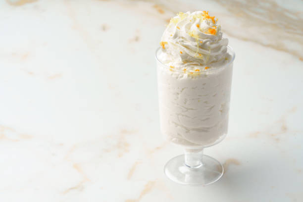 Ris a La Malta Rice Pudding with Whipped Cream and Marinated Oranges
