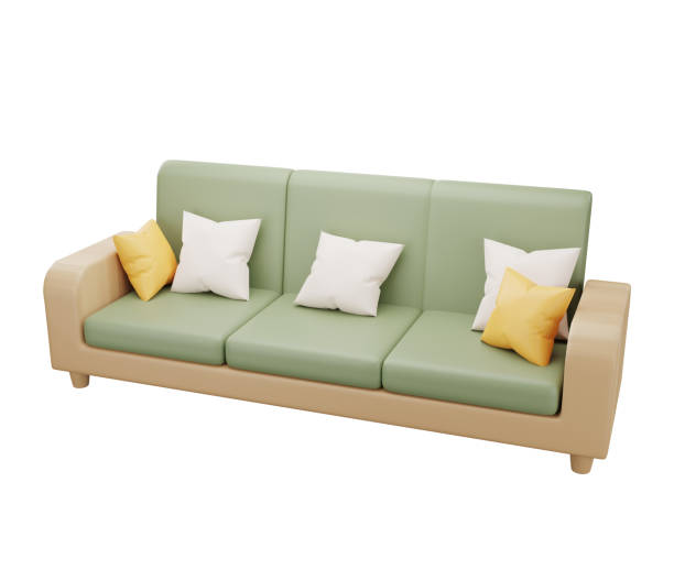 istock 3D green armchair 1448457819