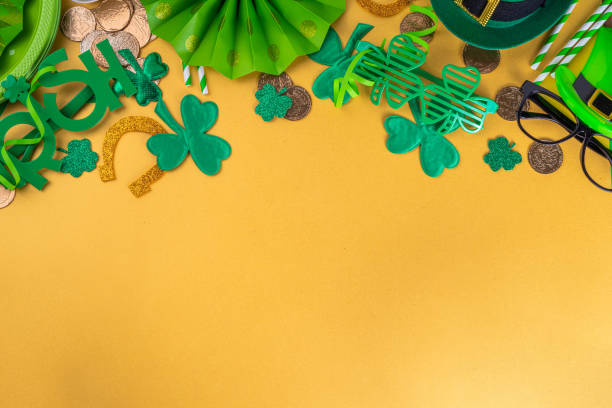 istock St. Patrick's Day greeting card, party invitation background 1448462919