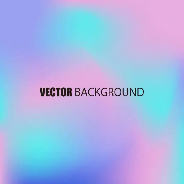 Vector illustration of Smoothly blurred gradient design illustration EPS10 of pink, blue, green and purple for background or banner