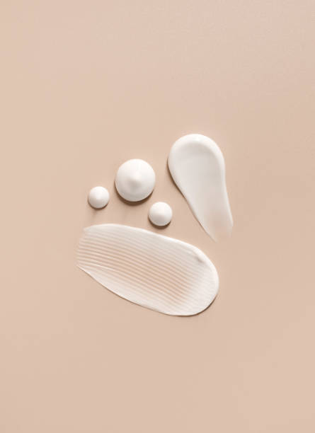 istock cosmetic smears cream texture on beige background 1448476480