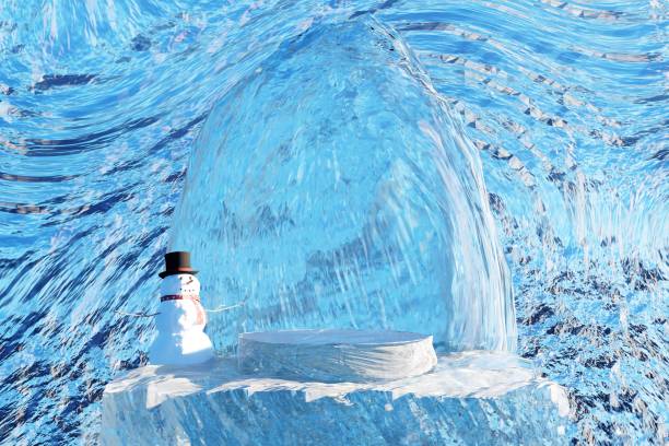 istock podium cotton design stand minimal 3d render illustration wallpaper background snow man ice 1448484442
