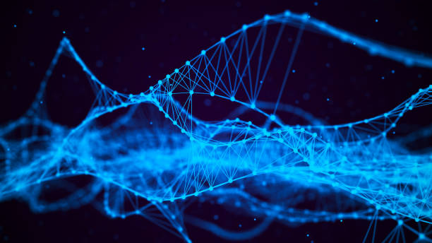 istock The structure of DNA. Medicine, science and technology. Blue background with a wave of lines and particles. The concept of a gene cell. Big data. 3d rendering 1448488681