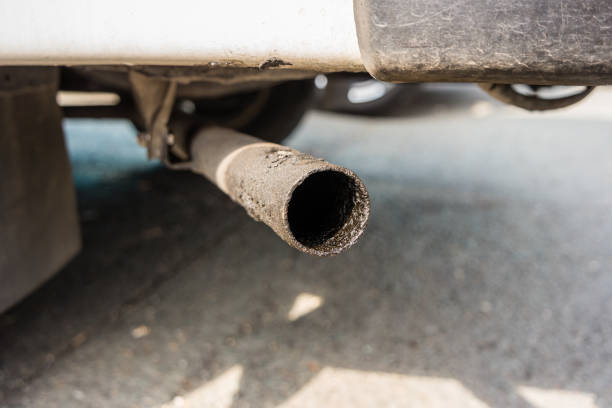 istock Exhaust of an old car 1448488804