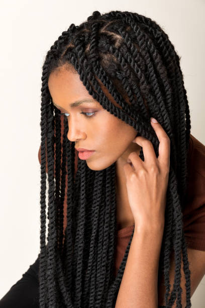 istock Young African woman in studio 1448488817