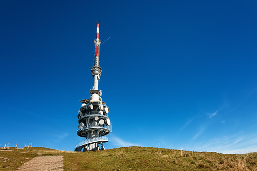Communication tower on Mount Rigi, Switzerland