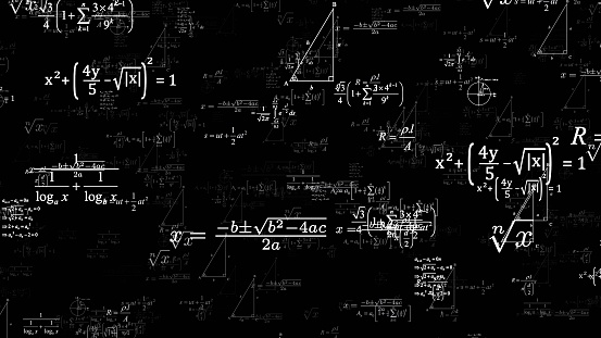 Mathematical formulas. Maths.