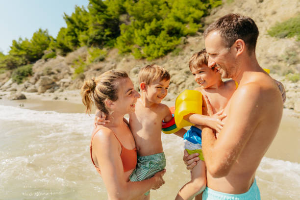 istock Together at the wild beach 1448511824