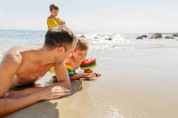 istock At the beach with my boys 1448511991