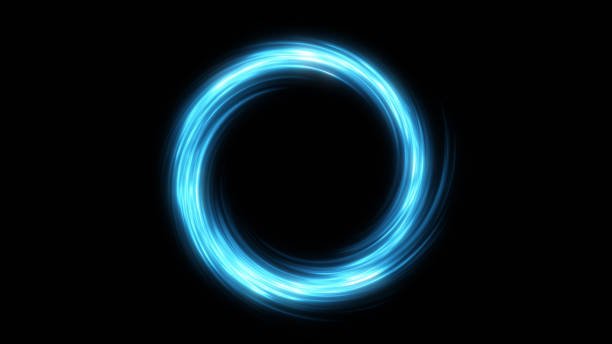 istock Fireworks slow motion 4k - particles explosion portal and circle 1448513156