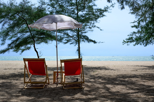 Thailand beach, Beautiful beach, A quiet beach suitable for relaxation