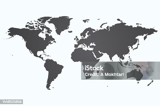 istock World's map. 1448525856