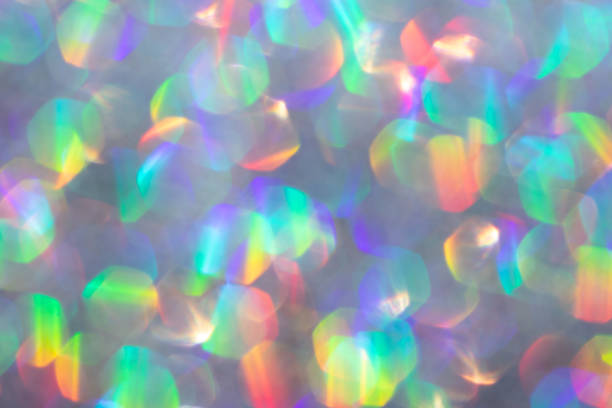 istock Abstract defocused holographic background with shining glitter.Good as overlay layer. 1448526543