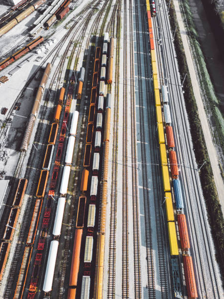 istock A bird's-eye view of the railway 1448528726