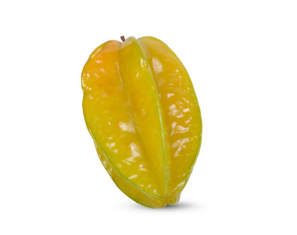 istock Star fruit or Carambola on white background 1448529690