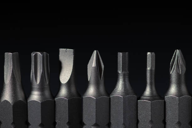istock Set of heads for screwdrivers (bits) . 1448530397