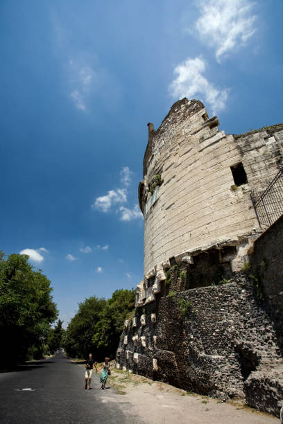 istock Back to the ancient Rome: the Appian Way 1448538707