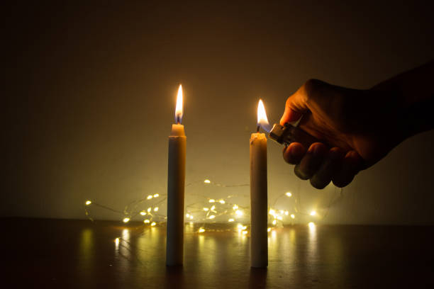 istock The dead candle is lit now alive 1448540682