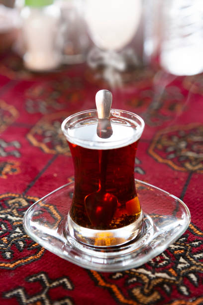 istock A cup of Turkish tea with caddy spoon 1448540844
