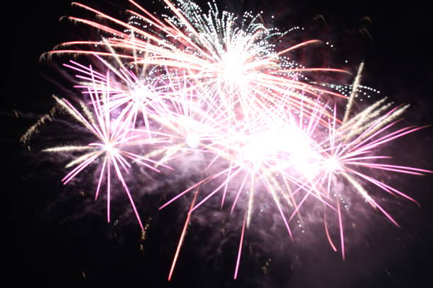 istock white red flashes rosette fireworks fireworks on a dark background holiday atmosphere celebrating independence day victory 1448558770