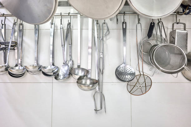 istock Kitchen Ladles, Cooking Skimmers and others Cookware. 1448559451