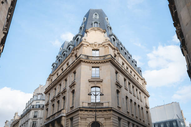 istock Paris street Cityscape 1448562619