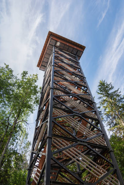 istock Metal tourist tower. 1448563155