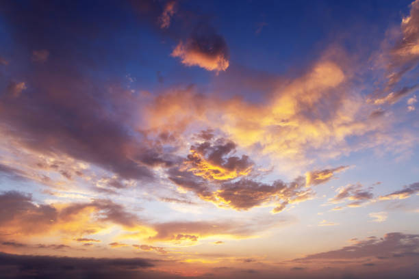 istock Colorful sunset over ocean 1448564791