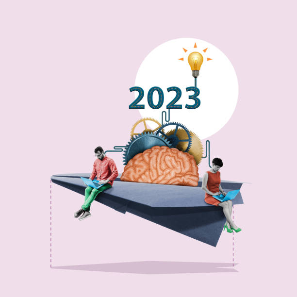 istock Poster for 2023. Creativity and innovation. 1448565935