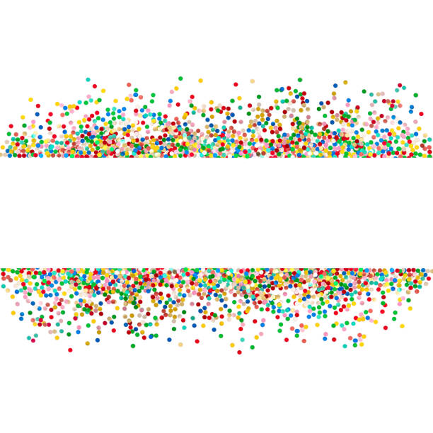 istock Party background. Confetti carnival decoration 1448566760