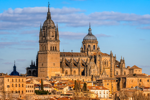 Vista panorámica de la Catedral de Salamanca en España photo