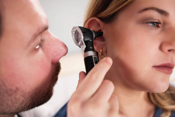istock Otolaryngology Ear Check Using Otoscope 1448574158