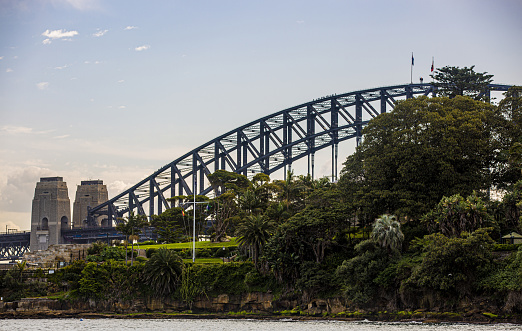 Shot from behind the Kirribilli house