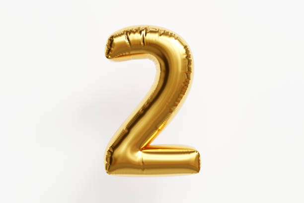 istock Golden balloon number 2. Countdown 1448577655